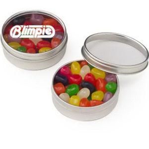 Customized Small Candy Clear Window Tin Box