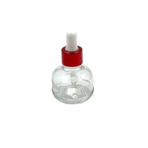 Printing Logo Hot Sale Perfume India Oil Dropper Transparent Glass Bottle