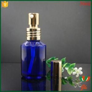 Wholesale Cosmetic Glass Bottles Luxury Blue Essential Oil Glass Bottle