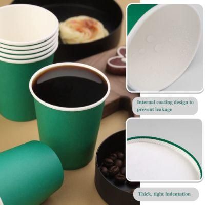 4oz/8oz/12oz/16oz/20oz/22oz Disposable Cup Paper Coffee Cup Biodegradable Paper Cups