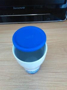 High Quality Plastic Cup Promotional 3D Silicon Cup Lid (CC-272)