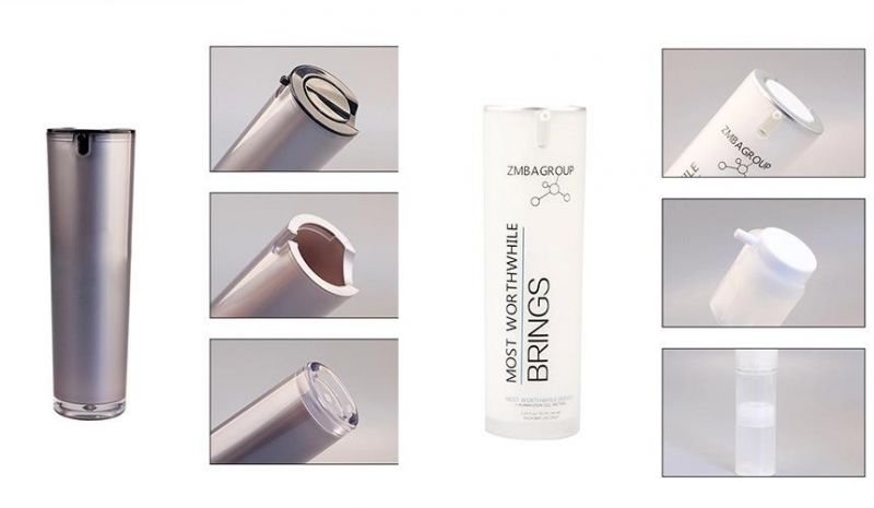 50ml Cosmetic Airless Bottle for Make up Skincare Cream Packaging