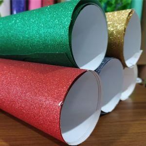 Wholesale DIY Colorful Shimmering Gift Wrapping Handcraft Decoration Glitter Paper
