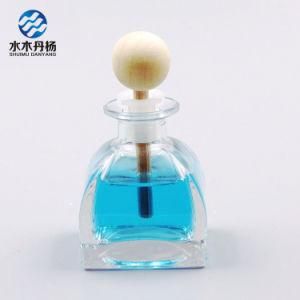 50ml Thick Base Home Decor Fragrance Diffuser Glass Bottle with Wood Cork