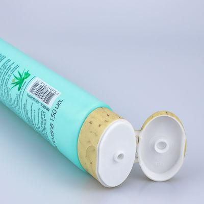 D40 Oval Tube with Water Transfer Printing Flip Top Cap for Face Cream Cosmetic Skin Packaging