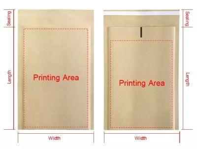 100% Kraft Paper Courier Delivery Bag Honeycomb Paper Cushion Mailer for Express Packaging
