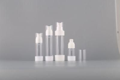 Empty Airless Bottle 15ml 30ml 50ml Plastic Container Eye Cream Airless Pump Lotion Bottle for Cosmetic Packaging