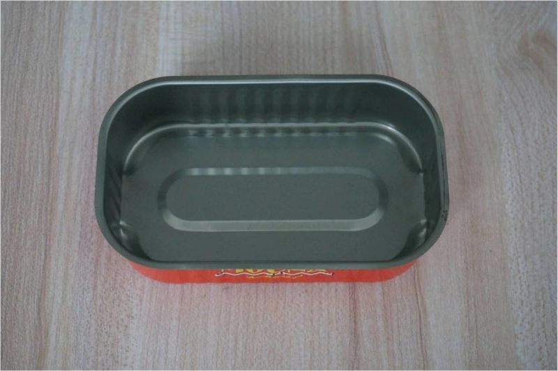 Wholesale Sardine Square Tin Can Fish Empty Can Pop Top Cans