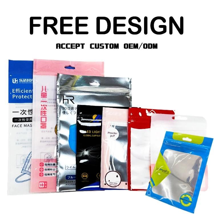 Aluminum Foil Packaging Jewelry Gift Digital Electronic Zipper Bags