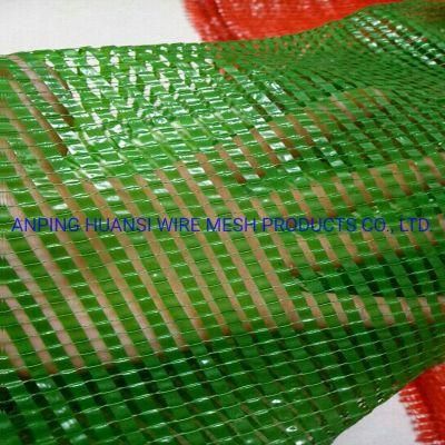 Orange Raschel Mesh Bags for Fruit and Vegetables Potatoes