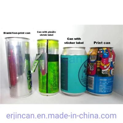 Erjin Sleek 12oz 355ml Plain Aluminum Cans