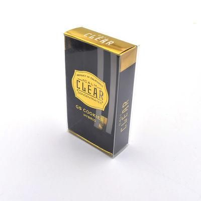 PVC Window Cardboard for Vape Cartridge Packaging