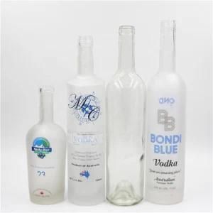 Superflint/Frost/Color Sprayed Glass Bottles for Spirits, Beverage, Wine