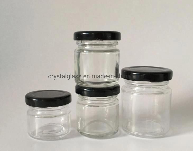 Wholesale Lead Free Empty Clear Honey Jar Jam Jelly Sample Jar Mini Size 25ml/50ml/75ml/100ml/120ml/150ml