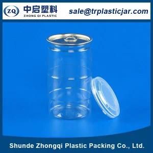 Pet Plastic Food Jar with Aluminum Easy-Open Lid