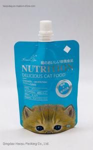 Pet Food Packaging Cat Food Plastic Stand up Pouch with Spout