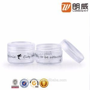 Cheap 20g Simple Design Clear PS Cream Jar for Cosmetic Packaging
