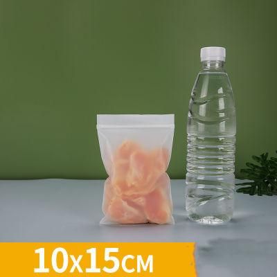 Wholesale Waterproof Clear Freezer Food Storage PE Resealable Bag Plastic Custom Zip Lock Bag for Packaging