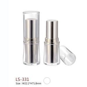 Customized Makeup Container Round plastic Empty Wholesale Lipstick Tube Cosmetic Packaging