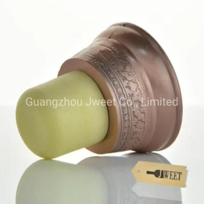 Zinc Alloy Heavy Metal Cork Bottle Stopper