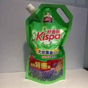 Plastic Laundry Detergent Stand up Spout Pouch