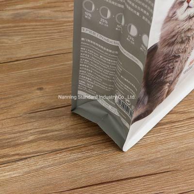 Hot Sale Cheap Logo Artwork Design Zip Lock BOPP Laminated PE Aluminum Bags for Feed Dog Cat Pet Food