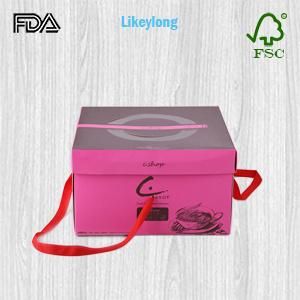 Customized Printed Food Grade Gift Birthday Cake Packaging Box