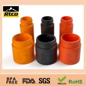 RoHS Passed TPR Materials Bottle Plastic Canister with Different Color and Size