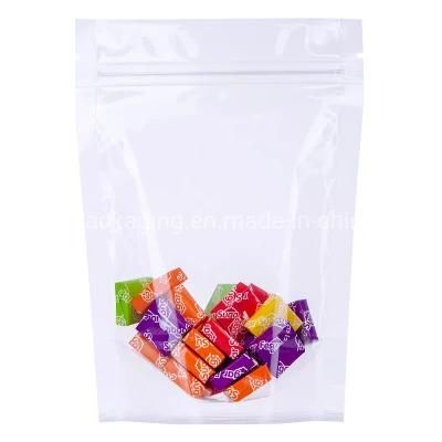 Clear Front Stand up Smell Proof Resealable Ziplock Packaging Mylar Food Storage Doypack Pouches Bags