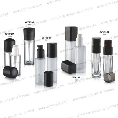 New Design Sprayer for Glass Plastic Bottle Shiny White Collar Transparent Cap