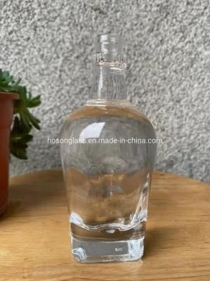 Hoson Most Competitive Acid Etching 750ml 700ml 500ml 375ml 350ml 100ml Empty Liquor Bottles Sale