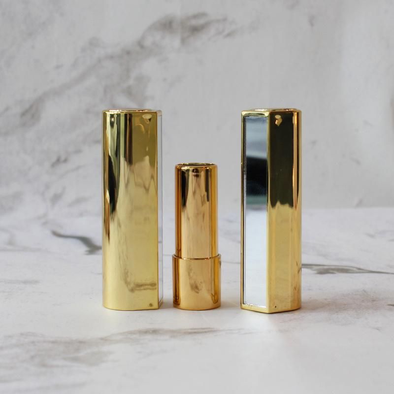 Plastic Lipstick Tube with Mirror Luxury Push up Lipstick Container