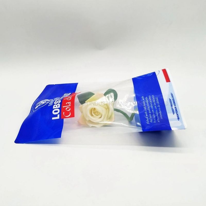 Frozen Seafood Packaging Bag Stand up Bag for Shrimp and Fish