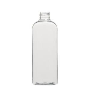 230ml 8oz Clear Oval Flat Pet Plastic Bottles Shampoo Skin Care Bottle Packaging