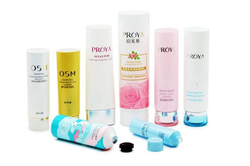 Colorful Cosmetic Plastic Hand Cream Soft Tubes, Cosmetic Packaging Tube