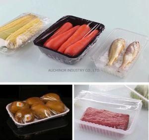 Disposable Frozen Food Tray Packaged Black Red Supermarket Meat Blister Packing Plastic Food Tray Blister Packaging