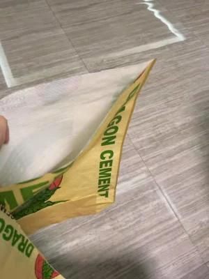 25kg 40kg 50kg Empty Polypropylene PP Woven Bag for Cement