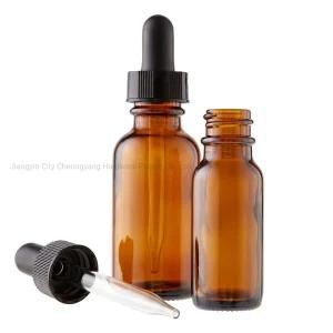 5ml 30ml 100ml Eye Face Cosmetic Essential Oil Glass Dropper Bottle with Childproof Dropper Cap