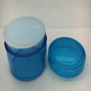 200g Round Pet Clear Plastic Jar with Lids