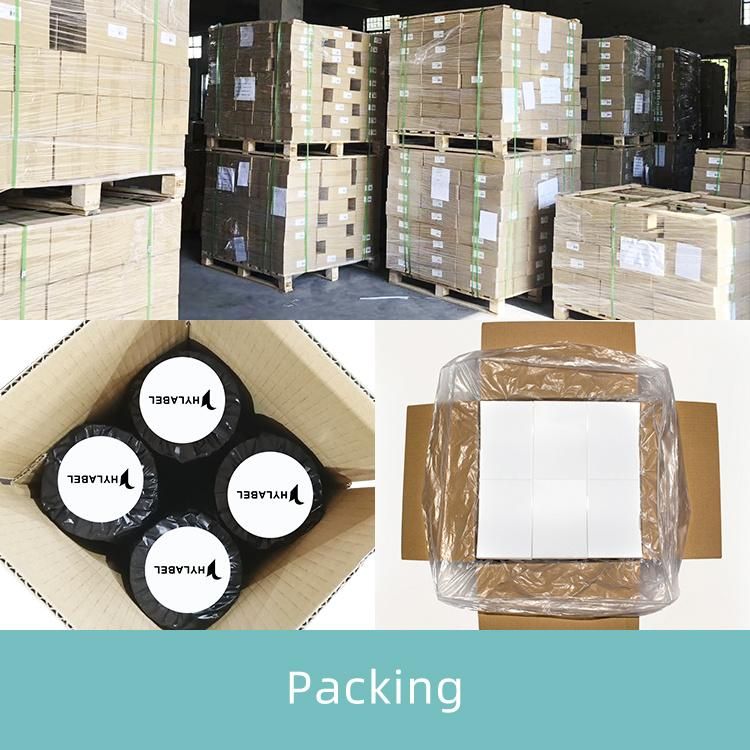 Factory Sale 4X6 A4 A6 A8 Waterproof Barcode Scale Supermarket Shipping Label Sticker Adhesive Direct Thermal Paper Label