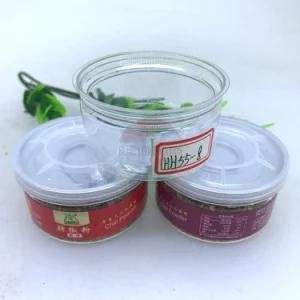 Custom Food Pet Weed Spice Plastic Can with Easy Open Lid