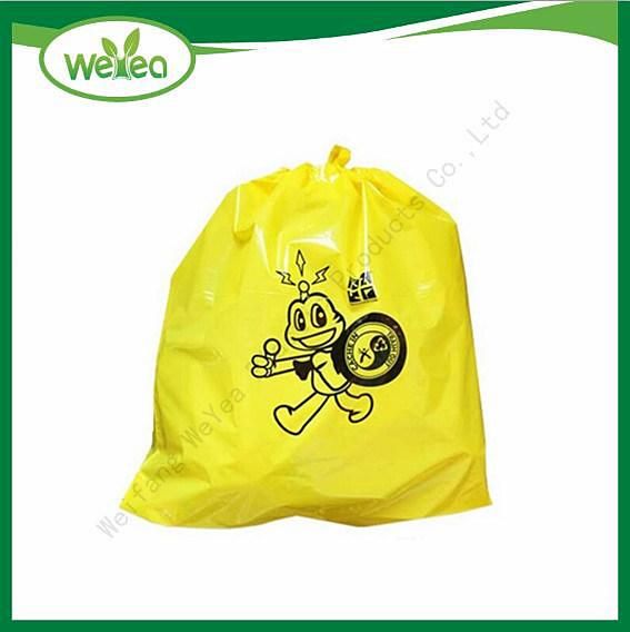 HDPE Garbage Bag with Draw-String