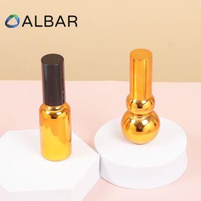 30ml Electroplated Gold Perfume Fragrance Glass Bottles with Spray Pumps