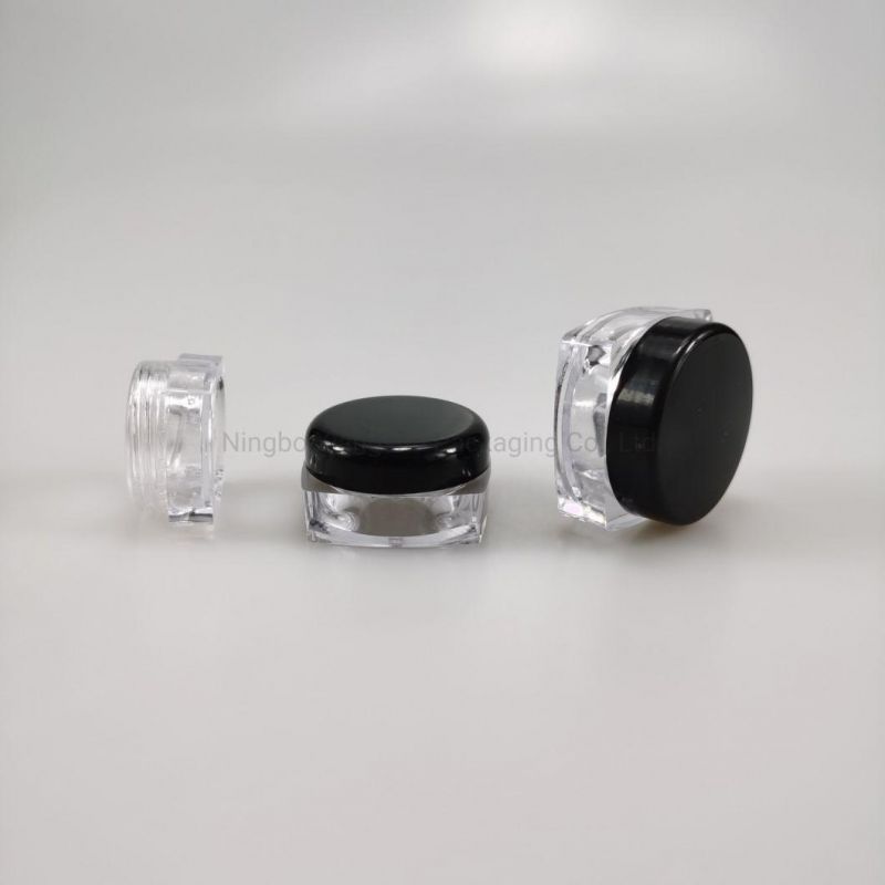 2g 3G 5g Mini Plastic Face Cream Jar Skin Care Sunscreen