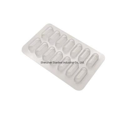 Pharmaceutical 14 Capsule Pills Medical Plastic Tray Blister Packaging
