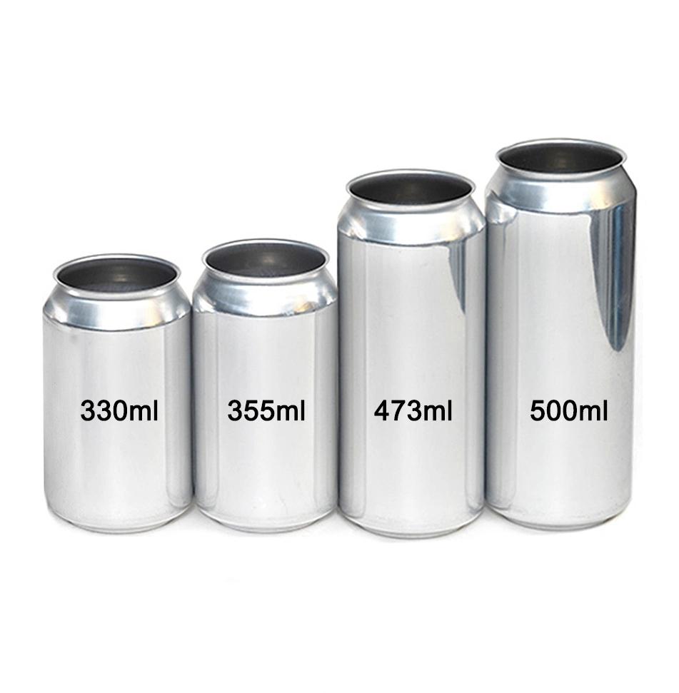 Silver Logo Print 16oz Aluminum Cans for Beer and Beverage
