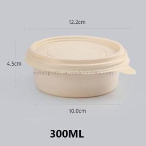 2021 Hot Selling 300ml Round Environmental Biodegradable Cornstarch Lunch Bowl