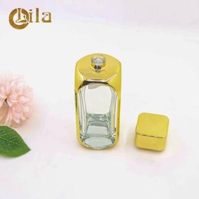 Customized Cosmetics 50ml Glass Bottles Custom Perfume Bottle with Cap Cosmetic Package