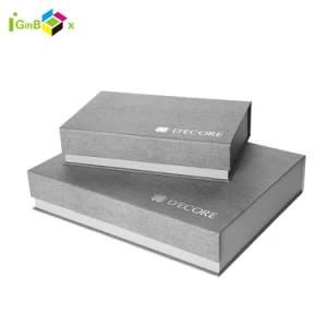 Custom Logo Small Flat Gift Jewelry Box Packaging Long Paper Jewelry Box