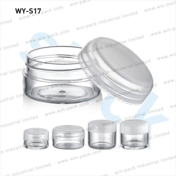 Winpack Hot Sale Transparent 30g Plastic Cream Jar for Cosmetic Packing